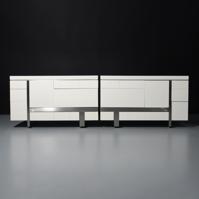 Pair of Custom Sally Sirkin Lewis Cabinets , Dressers - Sold for $4,480 on 11-16-2025 (Lot 754).jpg